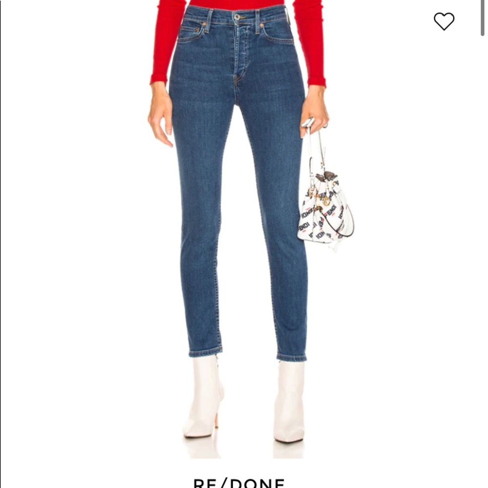 Re/Done High Rise Ankle Crop